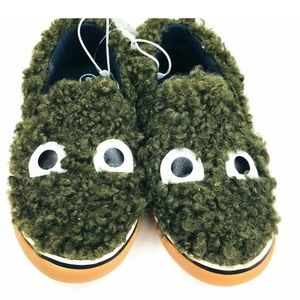 Toddler Cat & Jack Geraldo Sherpa Monster Slip On Sneakers NWT